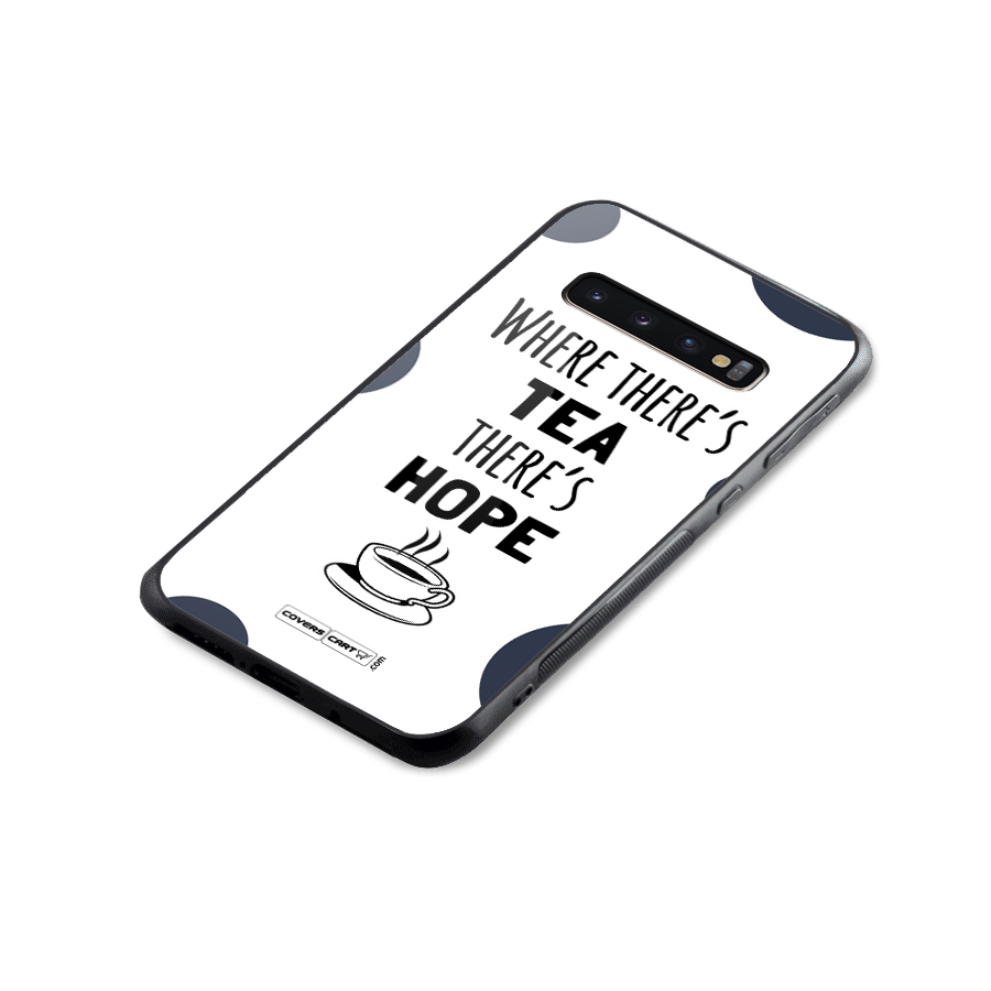 Tea Hope Glass Back Case for Galaxy S10 Plus