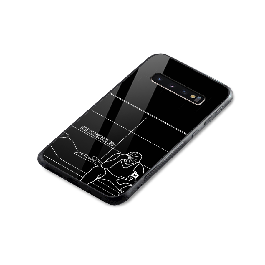 Teen Merits Glass Back Case for Galaxy S10 Plus
