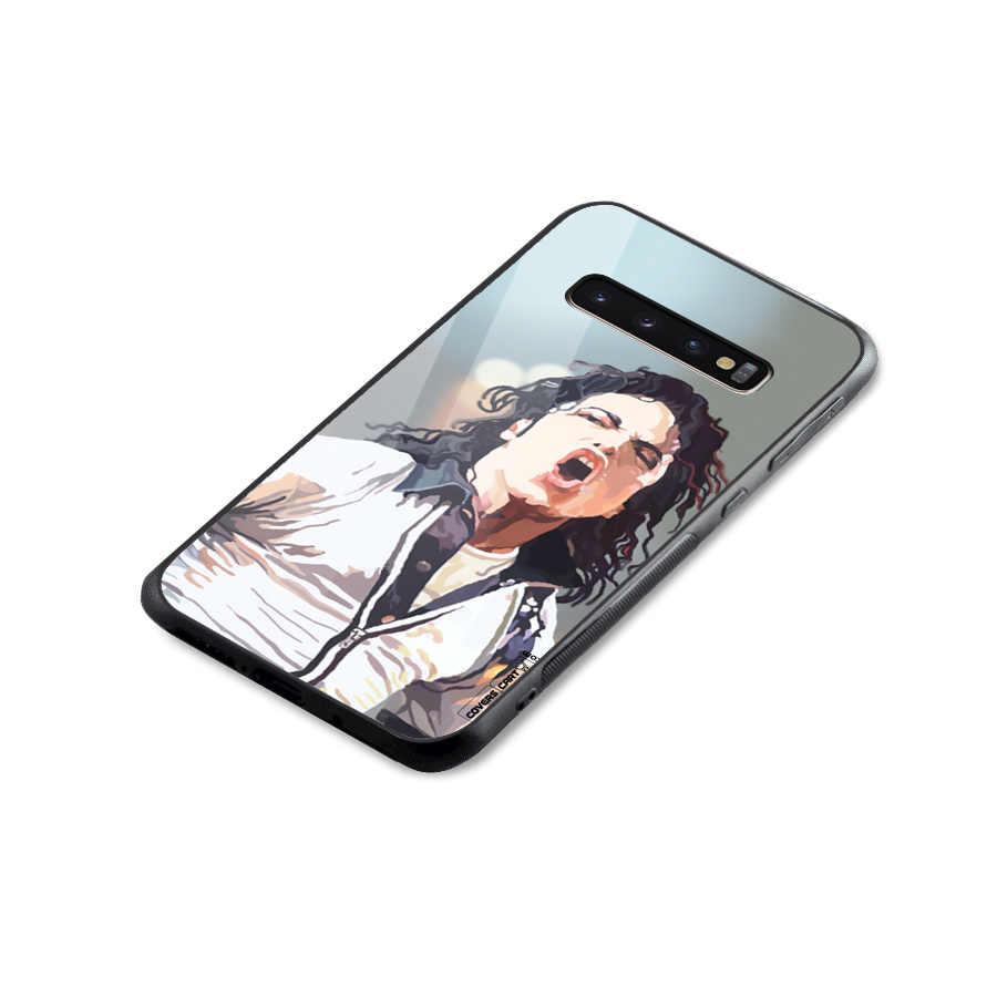 The Legend Michael Jackson Glass Back Case for Galaxy S10 Plus