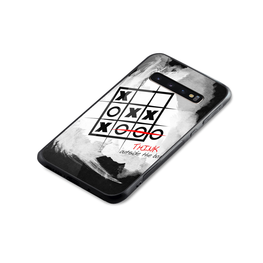 Think Box Glass Back Case for Galaxy S10 Plus