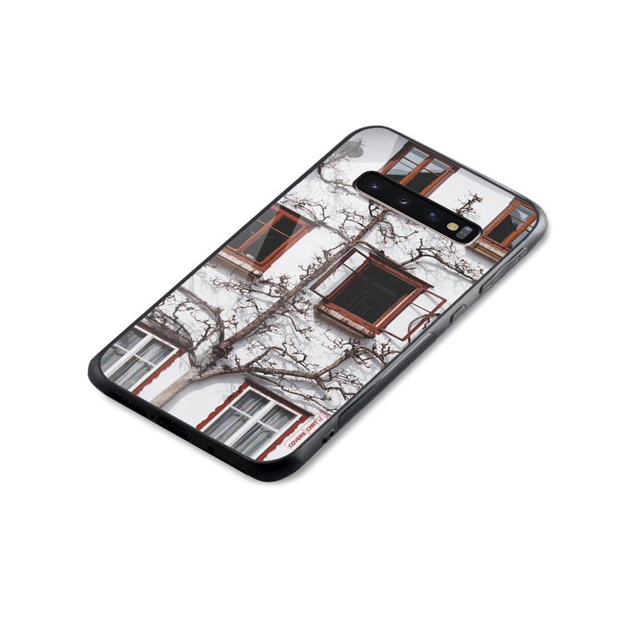 Tree House Glass Back Case for Galaxy S10 Plus
