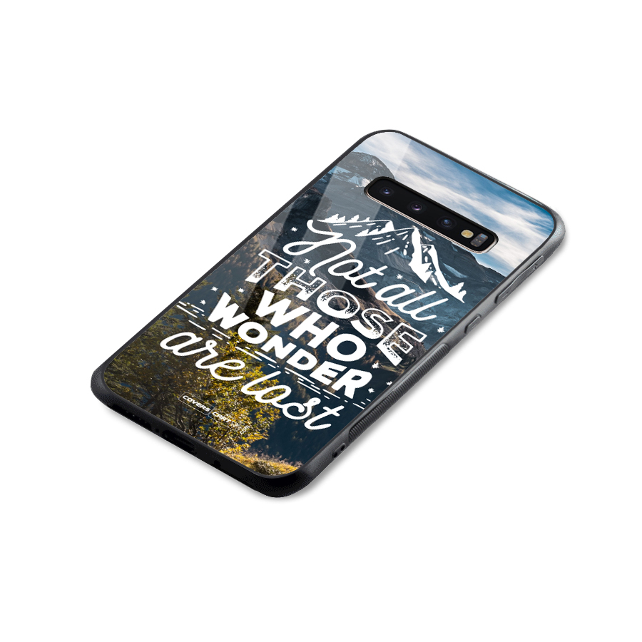 Wonder Lost Glass Back Case for Galaxy S10 Plus