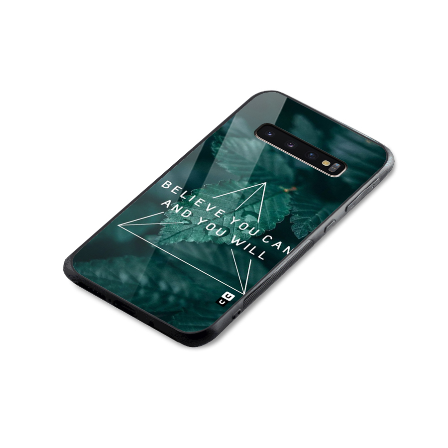 You Will Glass Back Case for Galaxy S10 Plus
