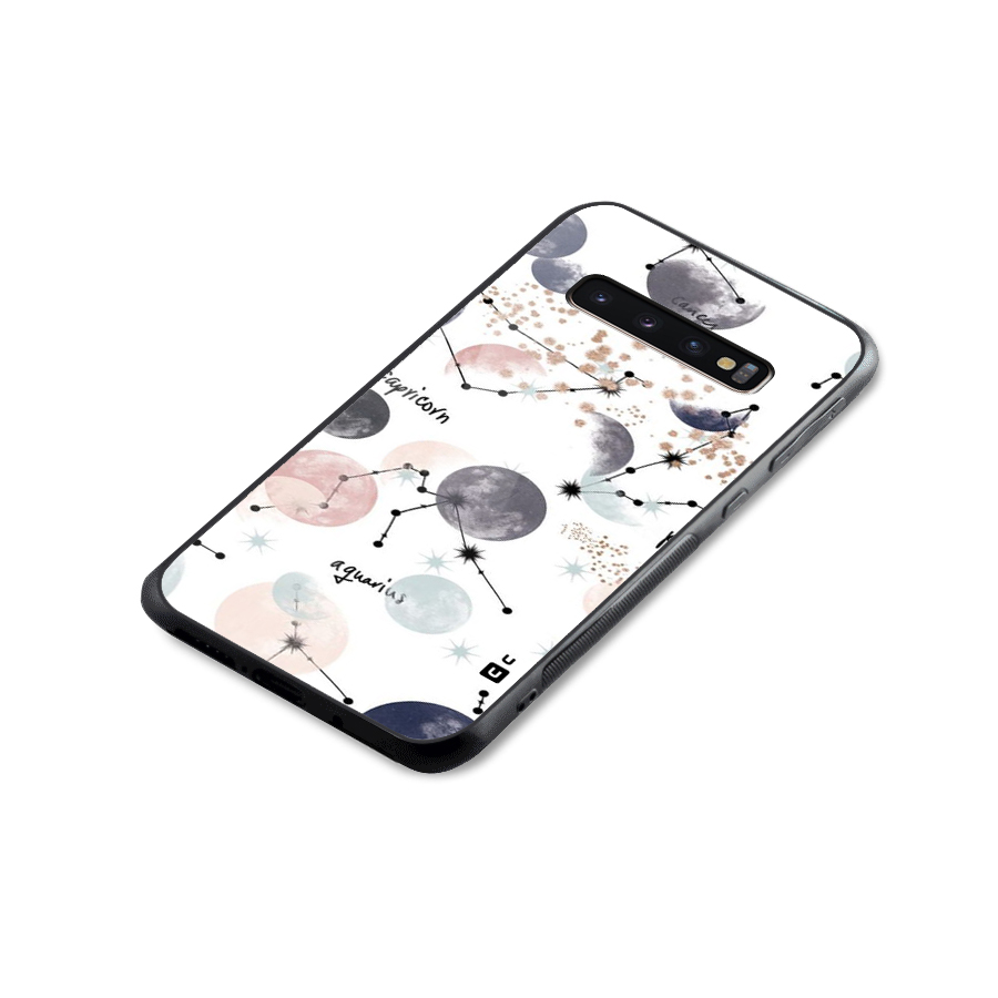Zodiac Glass Back Case for Galaxy S10 Plus
