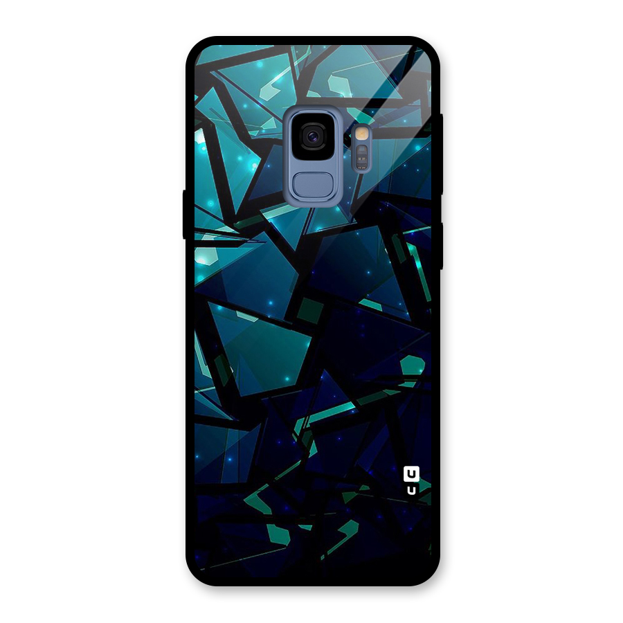 Abstract Glass Design Glass Back Case for Galaxy S9