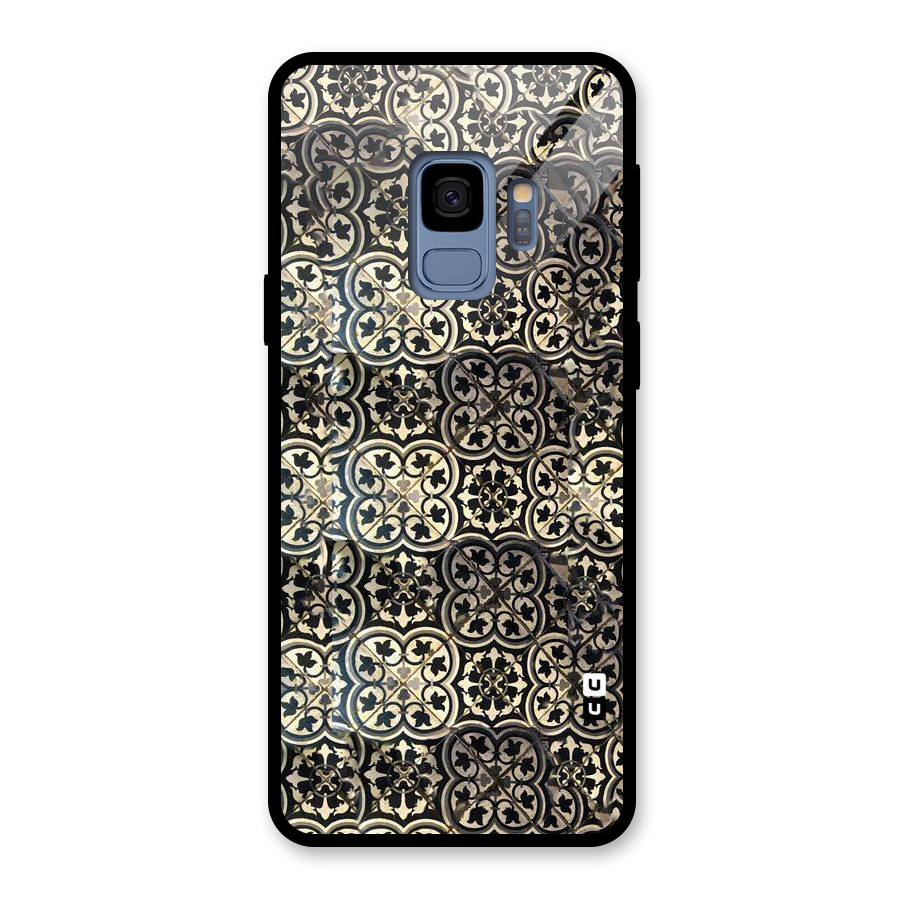 Abstract Tile Glass Back Case for Galaxy S9
