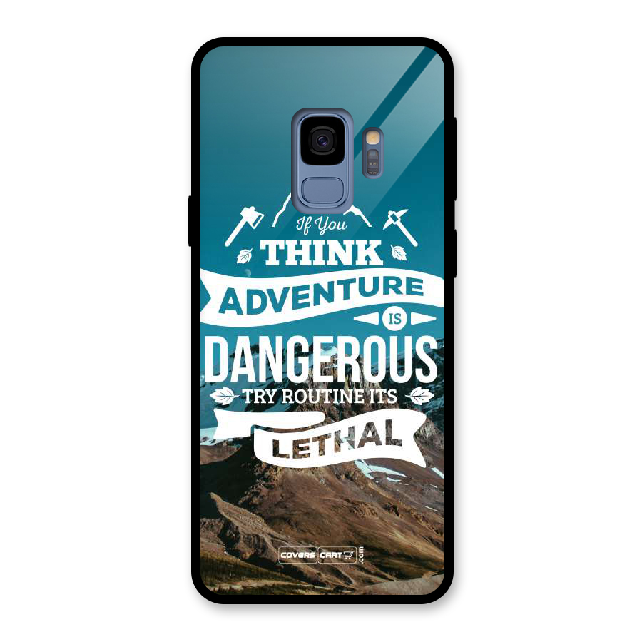 Adventure Dangerous Lethal Glass Back Case for Galaxy S9