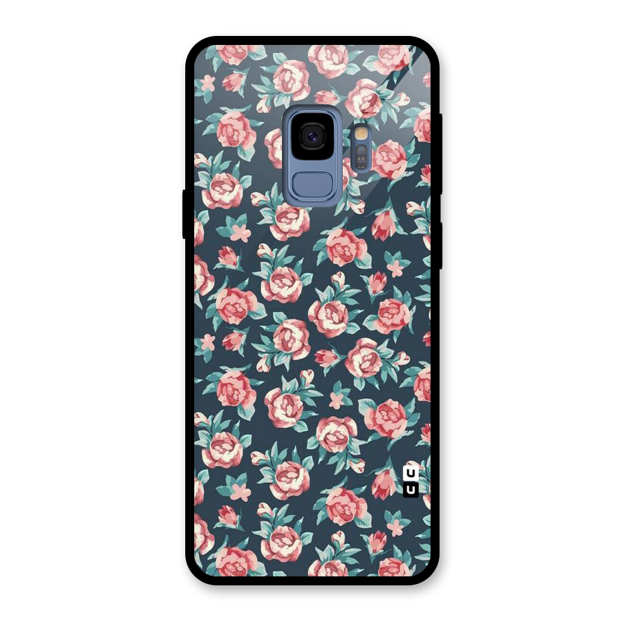 All Art Bloom Glass Back Case for Galaxy S9