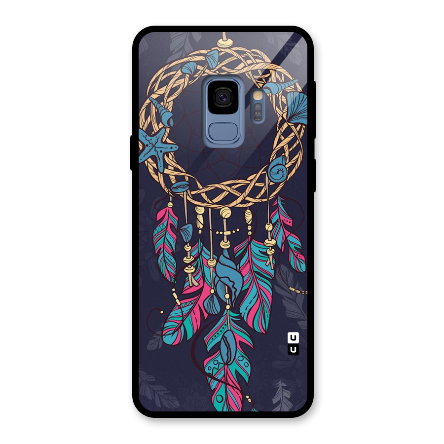 Animated Dream Catcher Glass Back Case for Galaxy S9