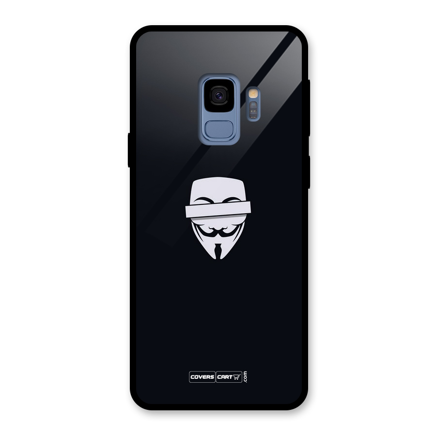 Anonymous Mask Glass Back Case for Galaxy S9