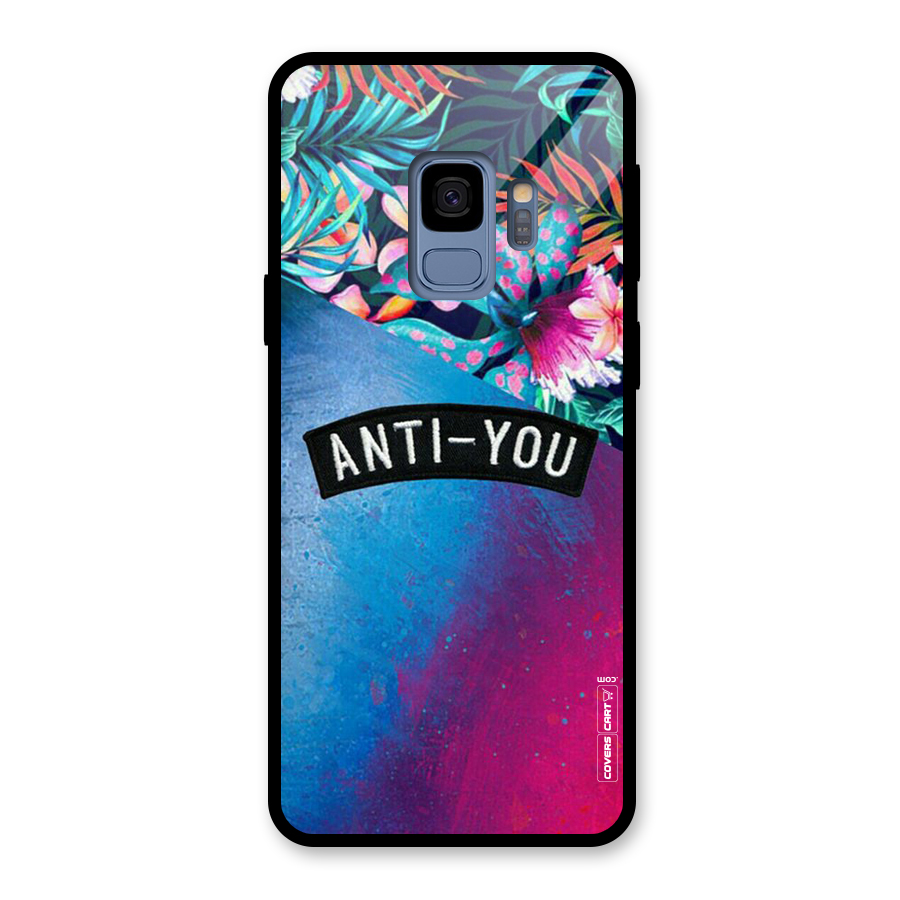 Anti You Glass Back Case for Galaxy S9