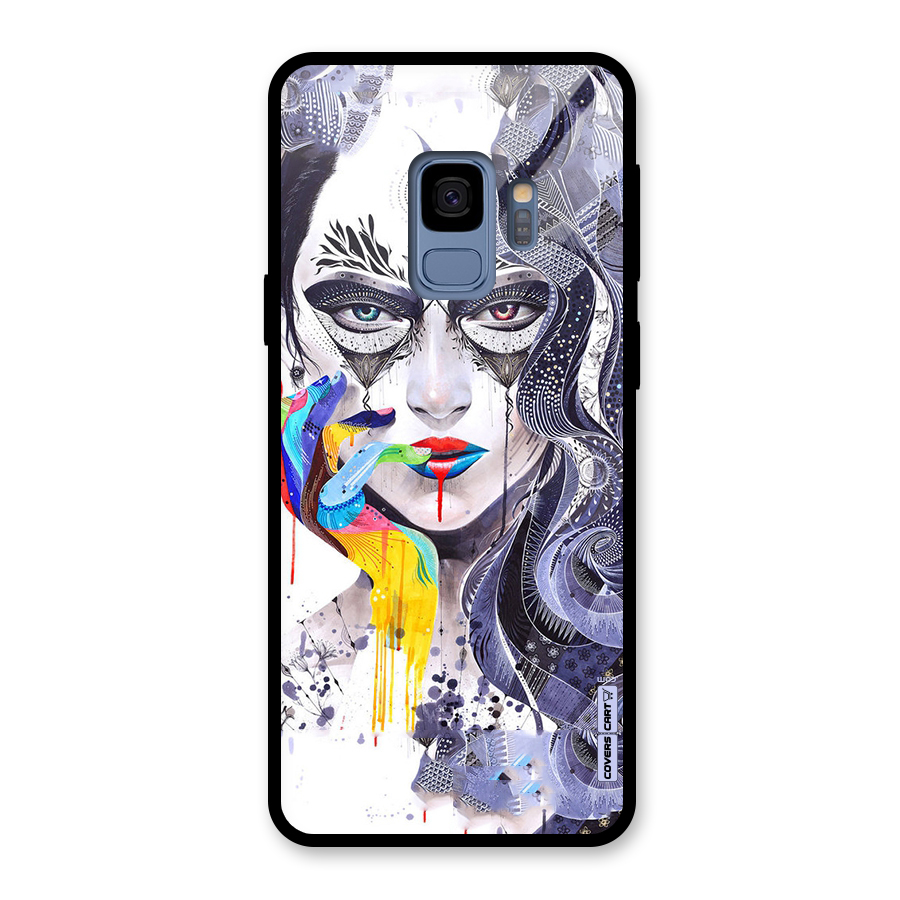 Astonishing Artwork Glass Back Case for Galaxy S9