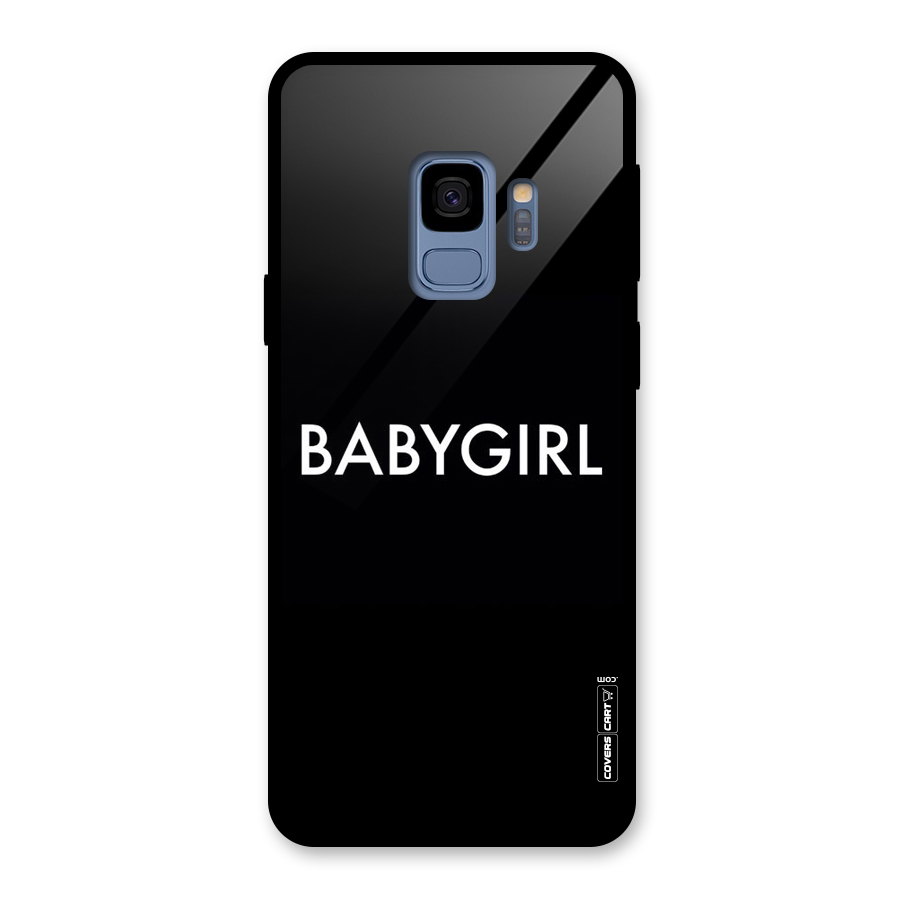 Baby Girl Glass Back Case for Galaxy S9
