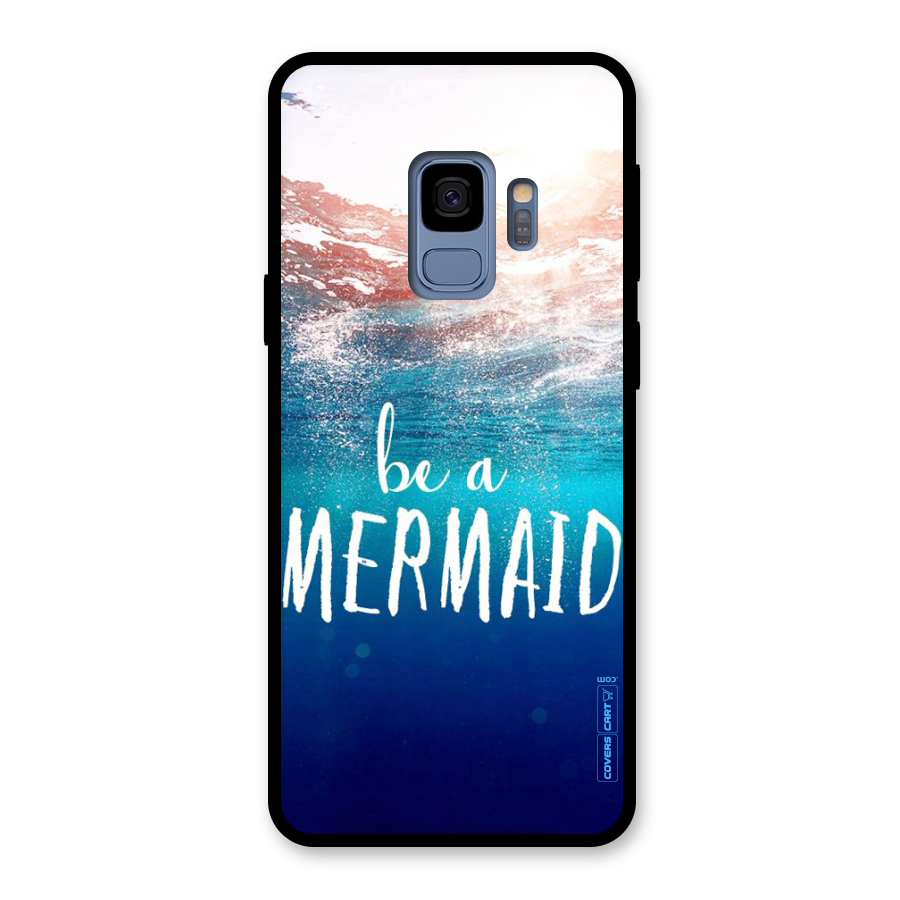 Be A Mermaid Glass Back Case for Galaxy S9