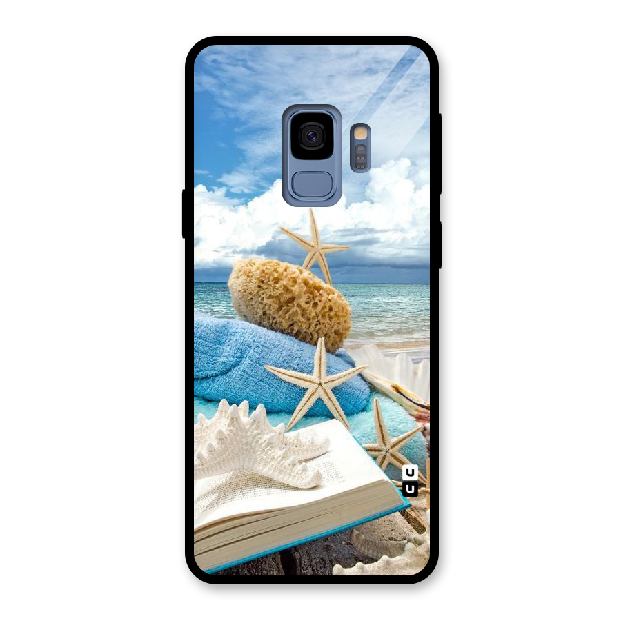 Beach Sky Glass Back Case for Galaxy S9