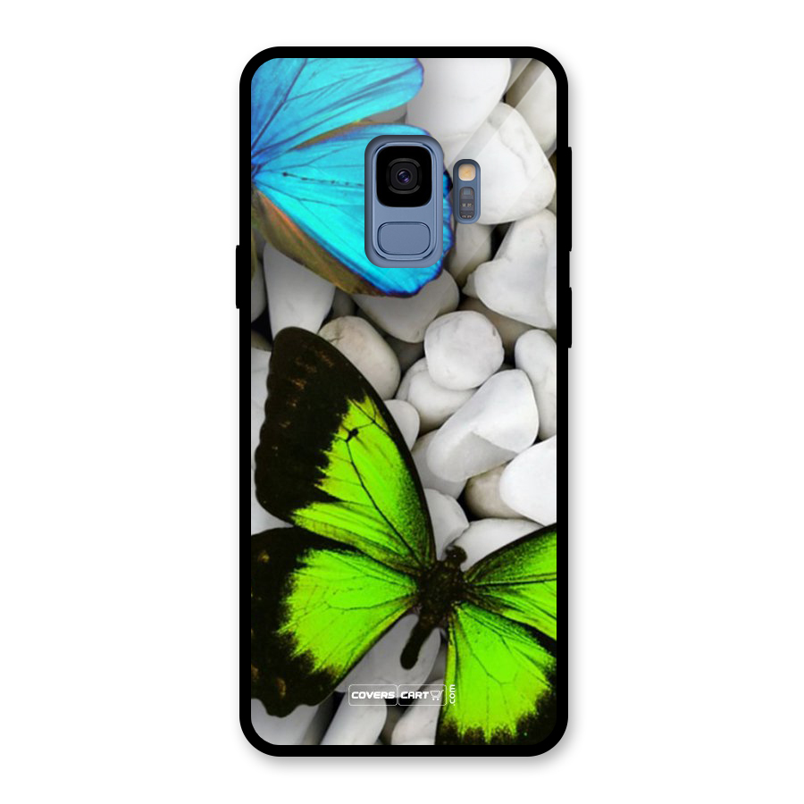 Beautiful Butterflies Glass Back Case for Galaxy S9