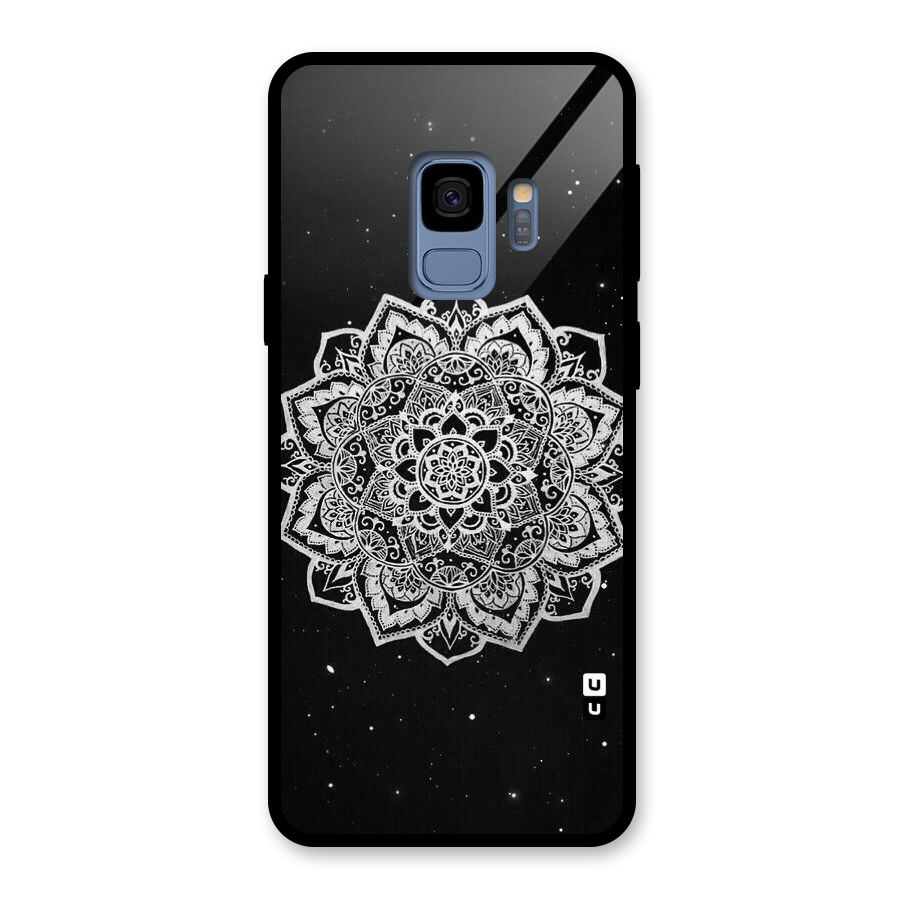 Beautiful Mandala Design Glass Back Case for Galaxy S9