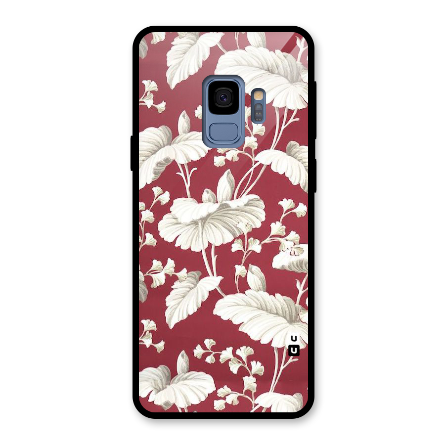 Beautiful Petals Glass Back Case for Galaxy S9