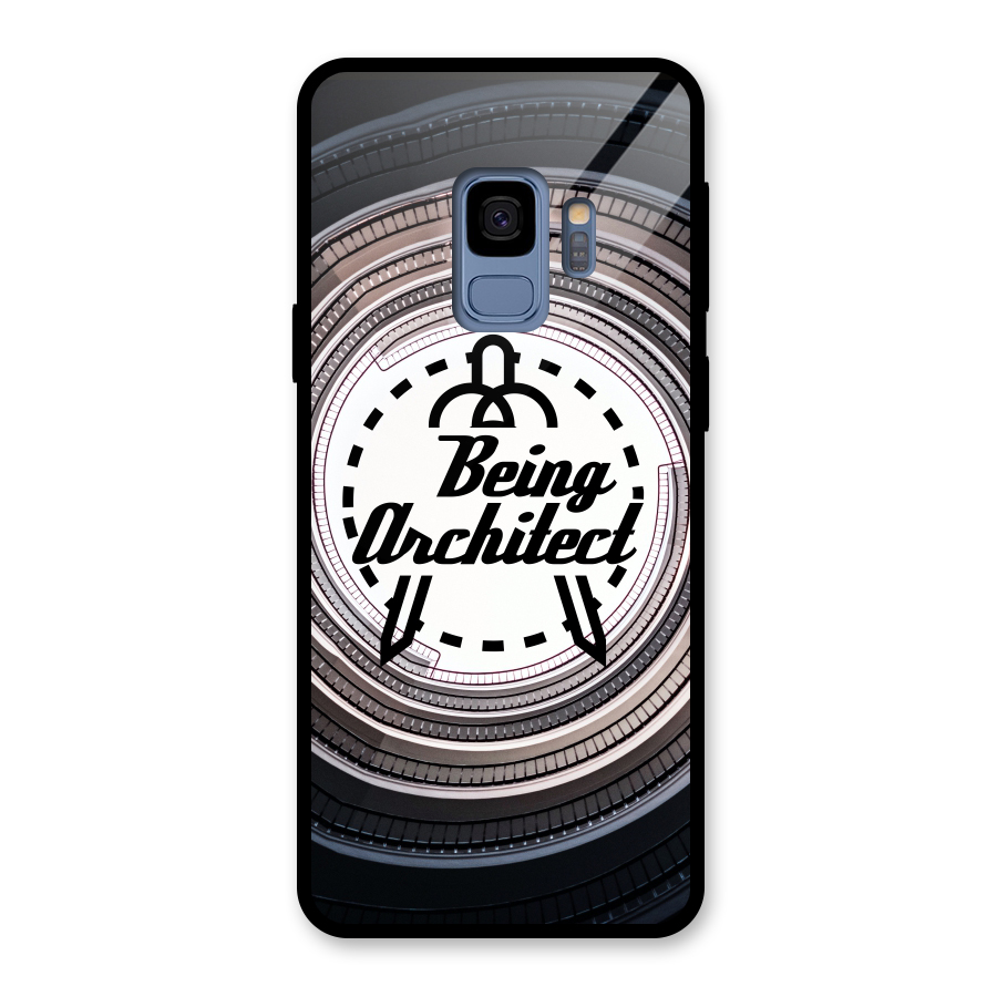 Being Architect Glass Back Case for Galaxy S9
