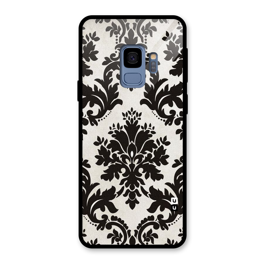 Black Beauty Glass Back Case for Galaxy S9