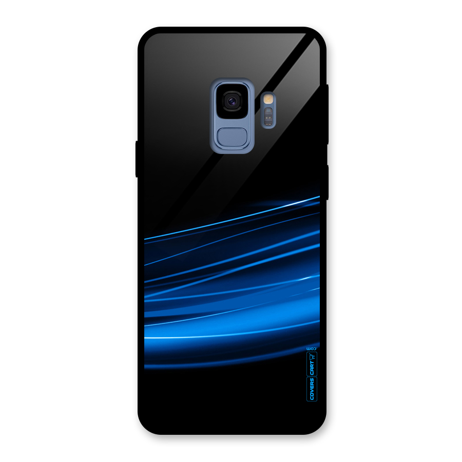 Blue Flow Glass Back Case for Galaxy S9