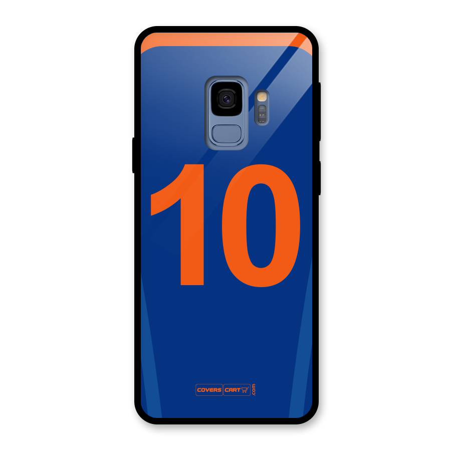 Blue Jersey Glass Back Case for Galaxy S9