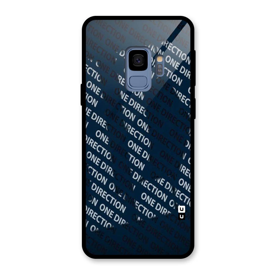 Blue Way Glass Back Case for Galaxy S9