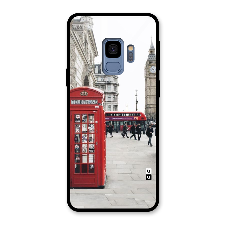 Booth In Red Glass Back Case for Galaxy S9