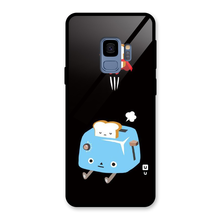 Bread Toast Glass Back Case for Galaxy S9