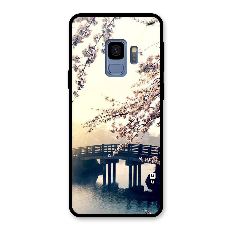 Bridge Blossom Glass Back Case for Galaxy S9