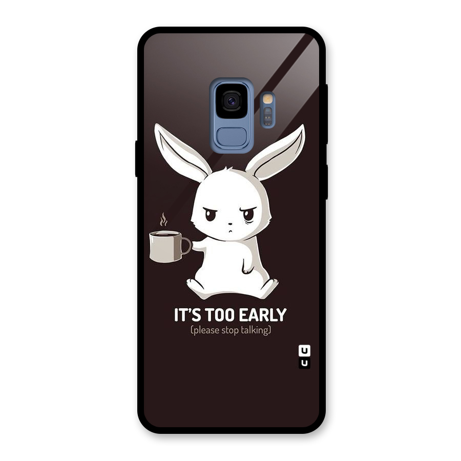 Bunny Early Glass Back Case for Galaxy S9