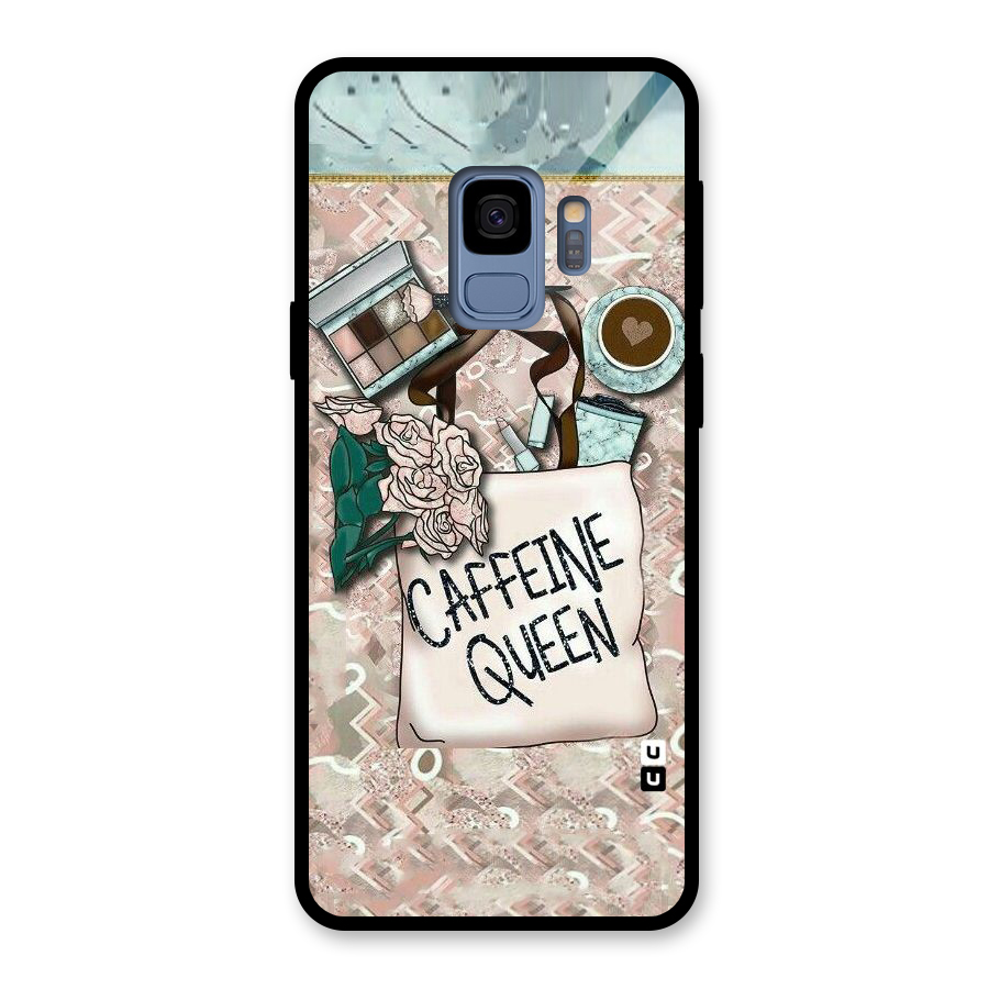 Caffeine Queen Glass Back Case for Galaxy S9