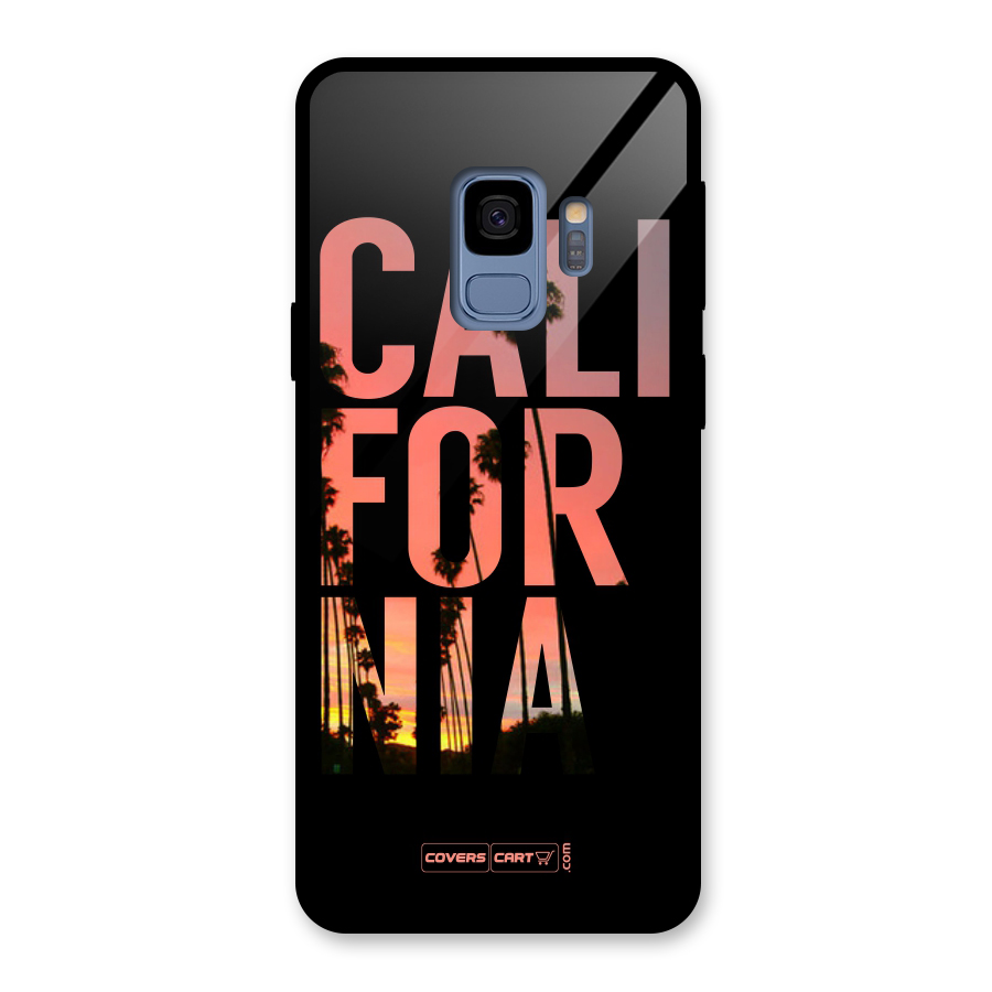 California Glass Back Case for Galaxy S9