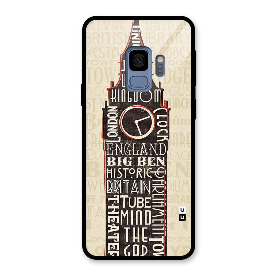 Cap City Design Glass Back Case for Galaxy S9