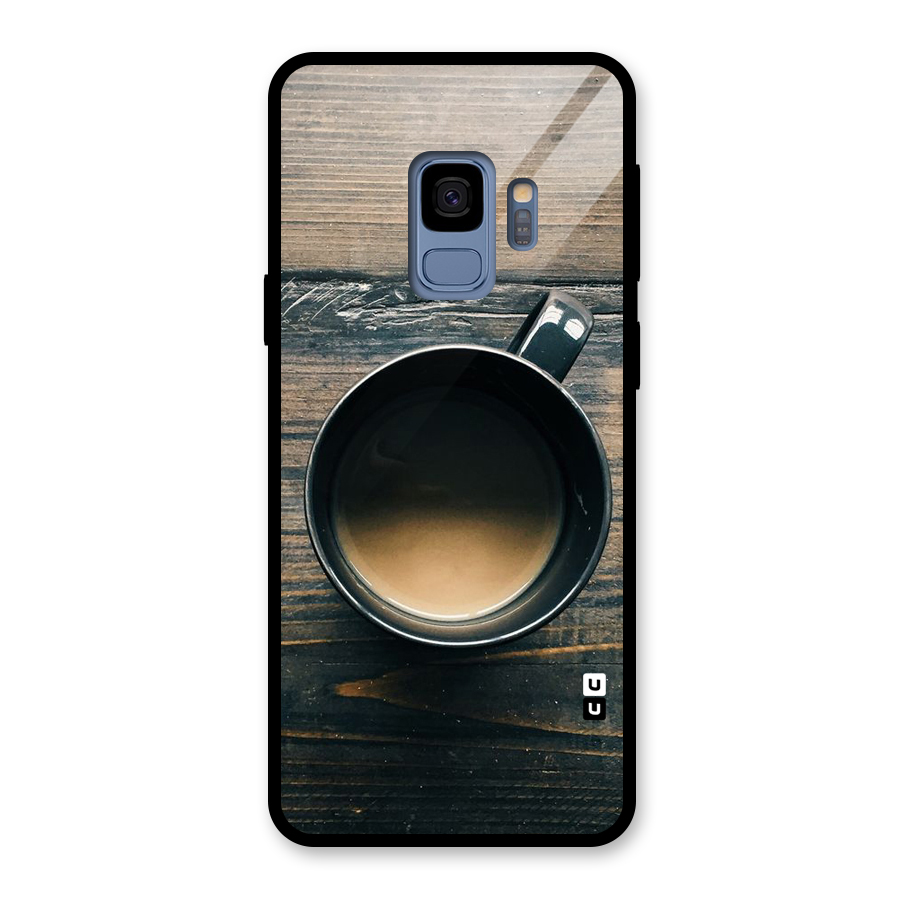 Chai On Wood Glass Back Case for Galaxy S9