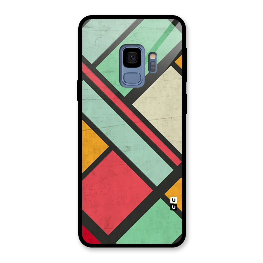 Check Colors Glass Back Case for Galaxy S9