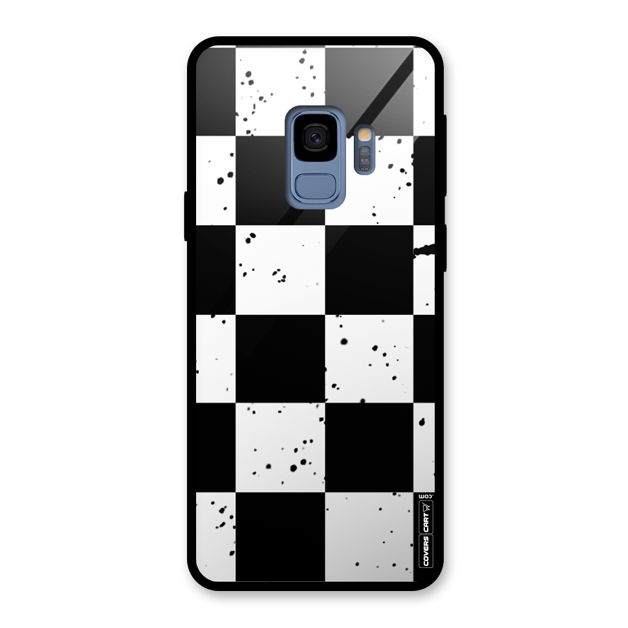 Check Mate Glass Back Case for Galaxy S9