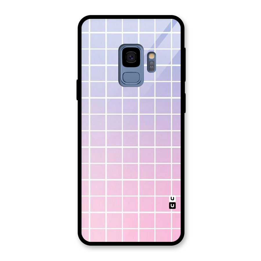 Check Shades Glass Back Case for Galaxy S9