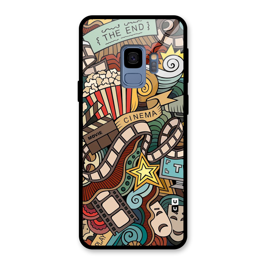 Cinematic Design Glass Back Case for Galaxy S9