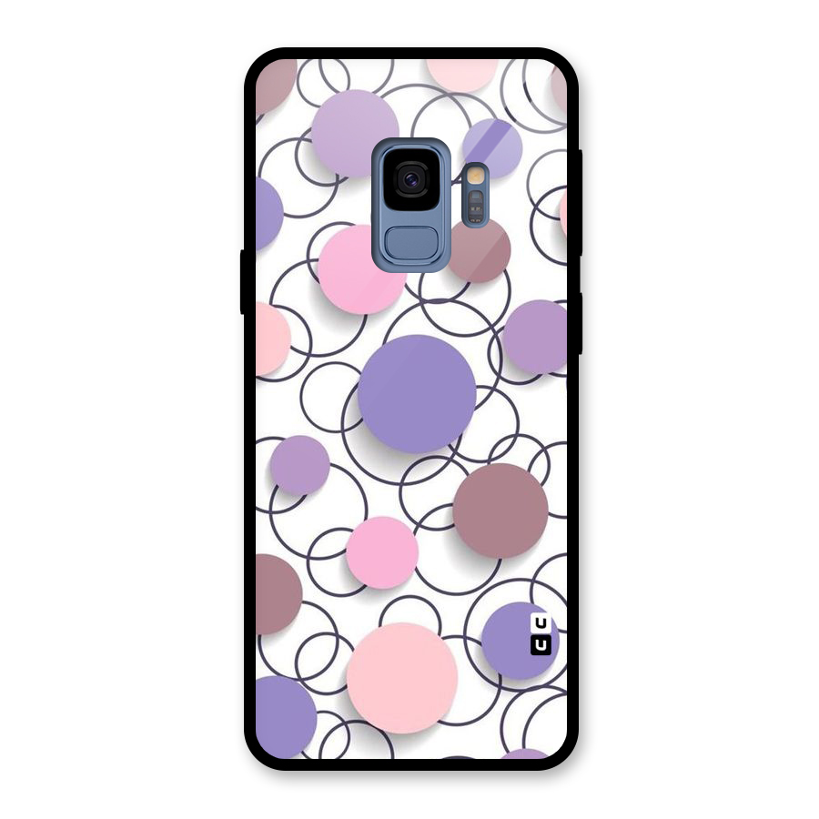 Circles And More Glass Back Case for Galaxy S9