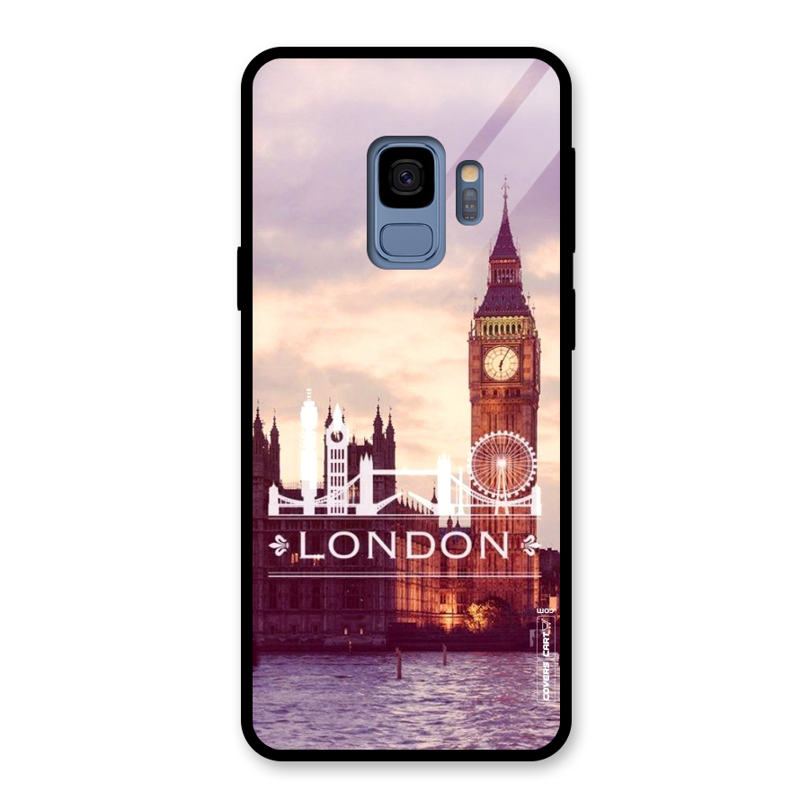 City Tower Glass Back Case for Galaxy S9