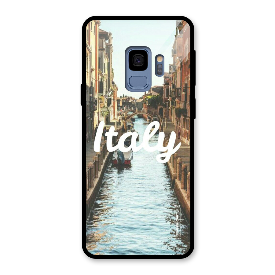 City Travel Glass Back Case for Galaxy S9