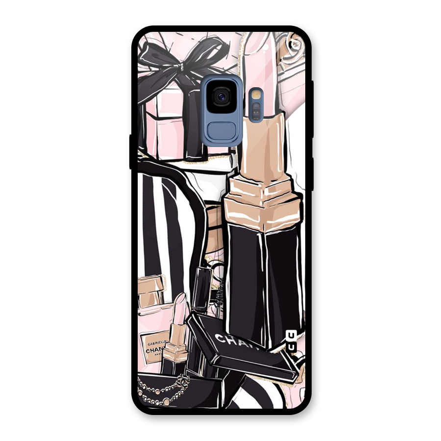 Class Girl Design Glass Back Case for Galaxy S9