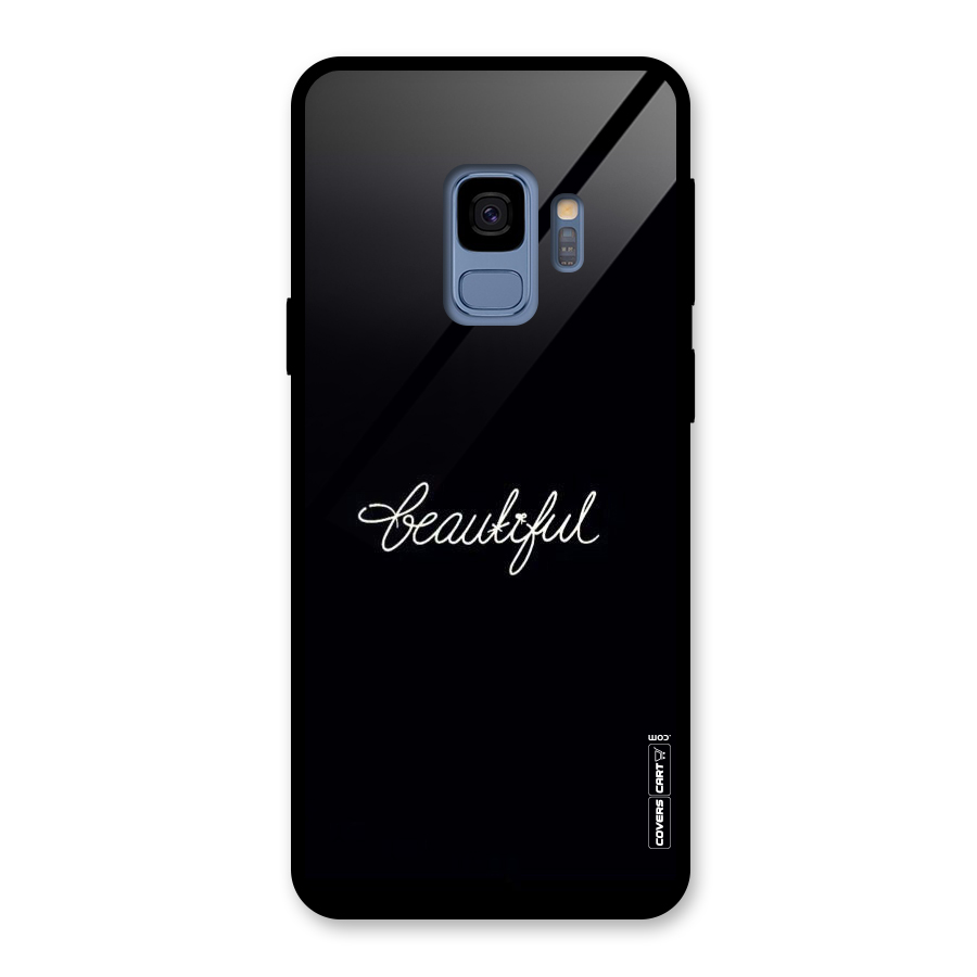 Classic Beautiful Glass Back Case for Galaxy S9