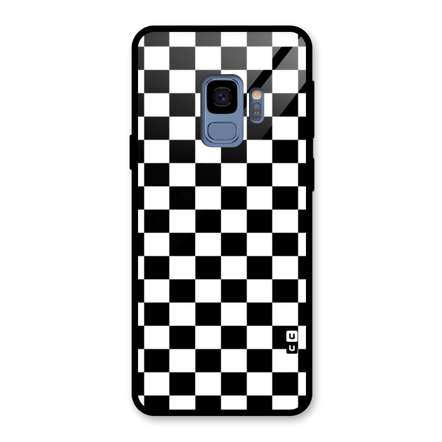 Classic Check Glass Back Case for Galaxy S9
