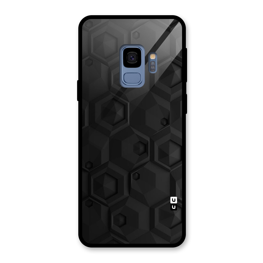 Classic Hexa Glass Back Case for Galaxy S9
