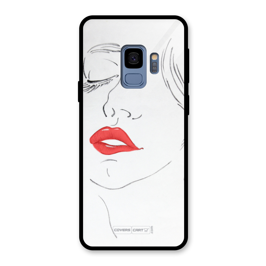 Classy Girl Glass Back Case for Galaxy S9