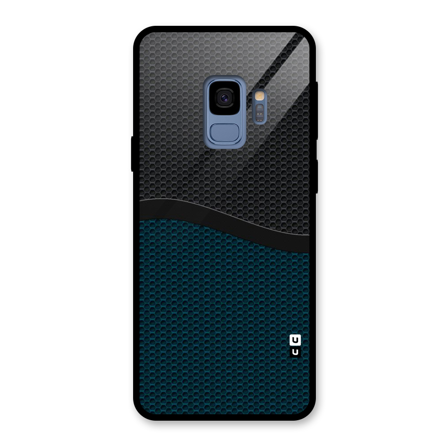 Classy Rugged Bicolor Glass Back Case for Galaxy S9