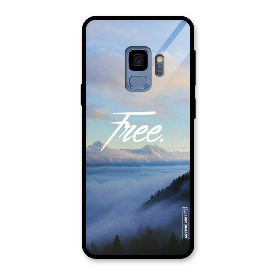 Cloudy Free Glass Back Case for Galaxy S9