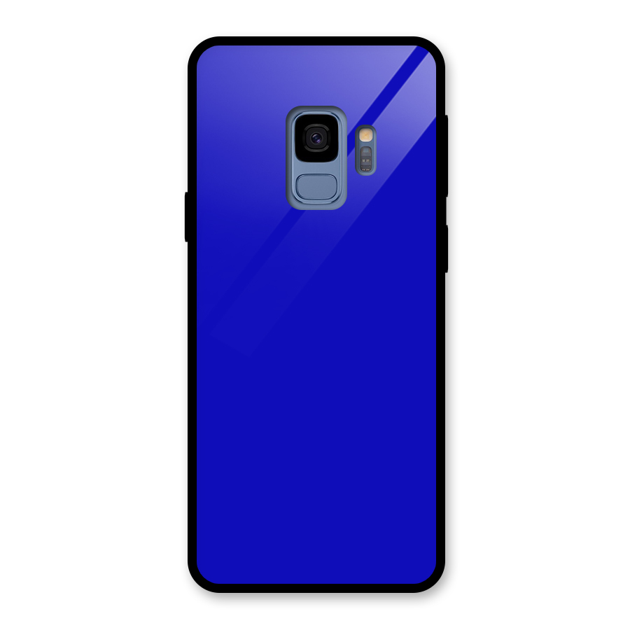 Cobalt Blue Glass Back Case for Galaxy S9